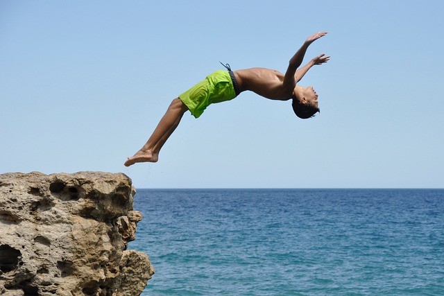 July is also perfect for swimming